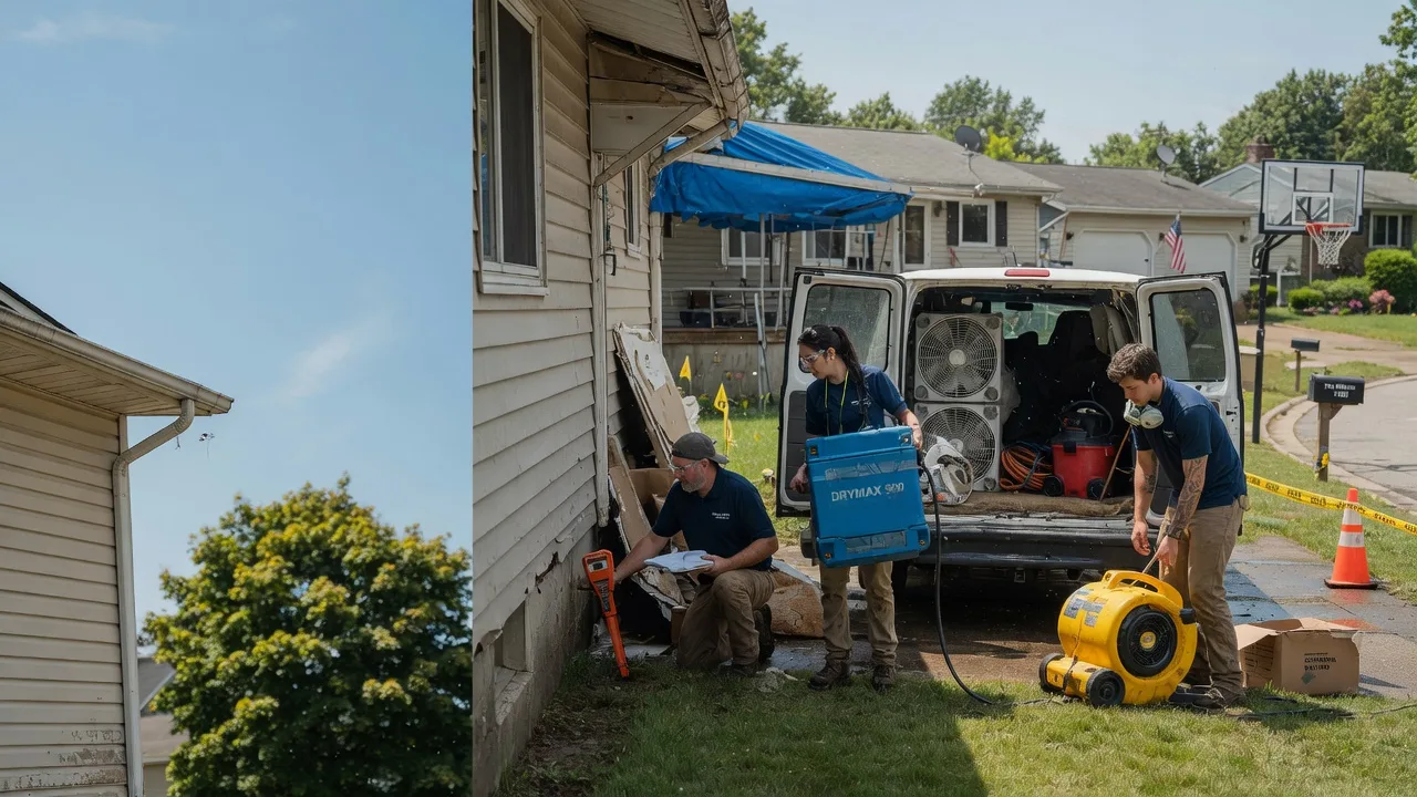 Ceiling Leak Cleanup in Three Lakes, WI near me