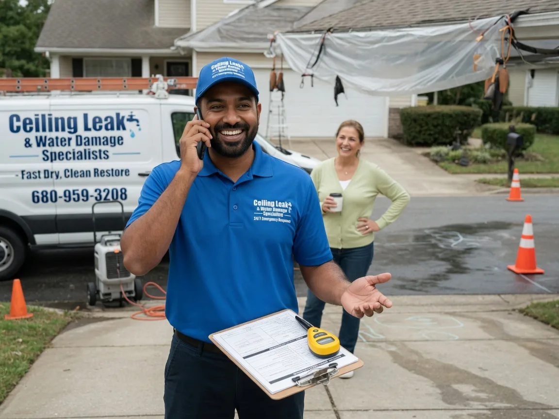 Ceiling Leak Cleanup Three Lakes, WI FAQs